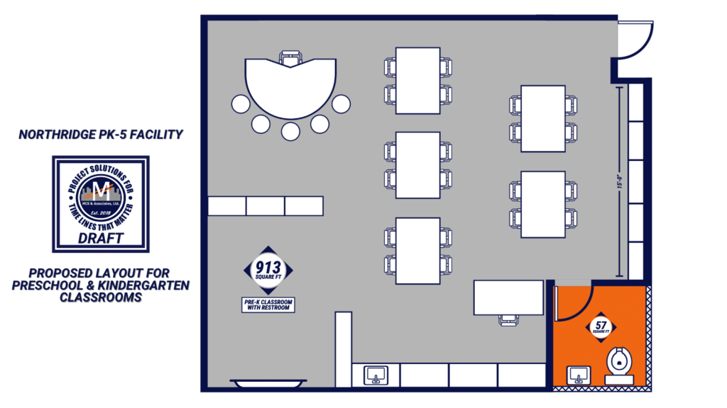 NorthridgePK5-PK&KClassroomLayout